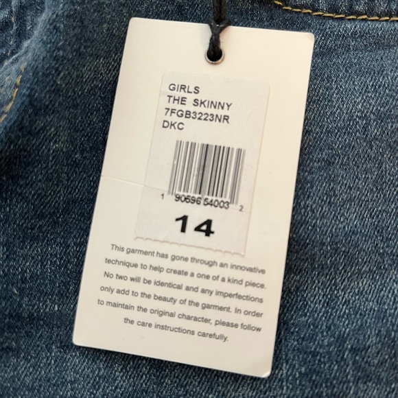 Girls 7FAMK Skinny Jean - Picture 2 of 5